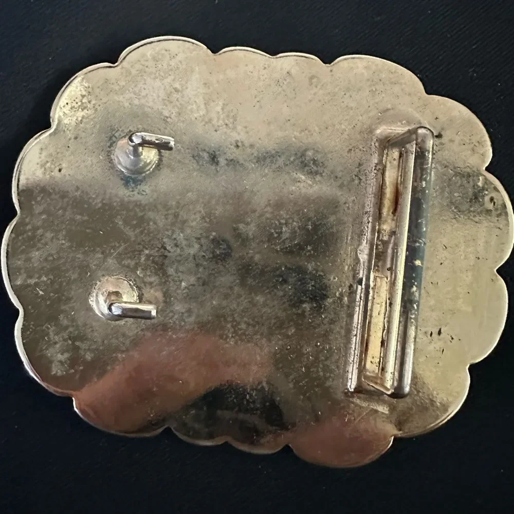 Vintage Boho Beaded Belt Buckle